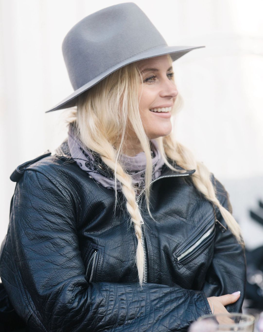 Larissa A.K. Matsson on set